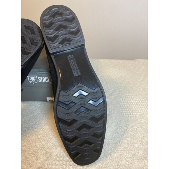Stacy Adams Shoes Neville Moc Toe Bit Slip on Black Suede Size 15, NIB - Picture 9 of 14